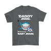 Image of VnSupertramp Daddy Shark and Baby Shark Personalized Name Birthday Shirt - D3