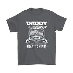 VnSupertramp Daddy And Daughter Not Always Eye To Eye But Heart To Heart Shirt Plus Size XL-5XL Father's Day Dad Gift - D1