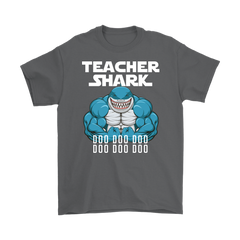 Teacher Shark Men Shirt Doo Doo Doo Plus Size 2XL-5XL Back To School Official VnSupertramp Apparel