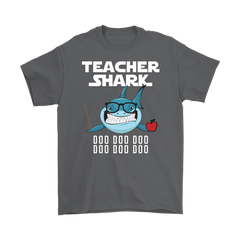 Teacher Shark Men Shirt Doo Doo Doo Plus Size 2XL-5XL Back To School Official VnSupertramp Apparel