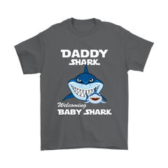 VnSupertramp Daddy Shark and Baby Shark Personalized Name Birthday Shirt - D5