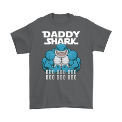 VnSupertramp Daddy Shark Men Shirt Doo Doo Doo 2019 Birthday Father's Day Gift for Husband Dad Matching Family - D4