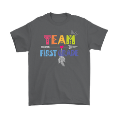 Team First Grade Men Shirt 2018 Plus Size 2XL-5XL Back To School Official VnSupertramp Apparel