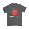 Image of VnSupertramp Happy Pi Day Apple Men T-Shirt for Math Geek Nerd Plus Size XL-5XL