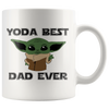 Image of [TL] Yoda Best Dad Ever Mug - Yoda Best Dad Coffee Mug for Fathers Day - Yoda Dad Coffee Cup - Yoda Best Dad Gift for Dad- Gift For Dad