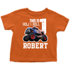 Image of VnSupertramp Personalized Monster Truck Car Birthday Toddler Shirt Kids Boy Son - D1