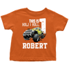 Image of VnSupertramp Personalized Monster Truck Car Birthday Toddler Shirt Kids Boy Son - D3