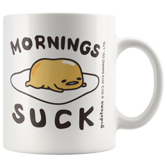 [Teelaunch] Gudetama Mornings Suck Mug