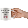 Image of [TL] Funny 40th Birthday Giving for Women and Men 1981 Turning 40 Years Old Happy Birthday Coffee Mug Ceramic Cup 11oz