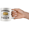 Image of [Teelaunch] Gudetama Mornings Suck Mug