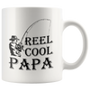 Image of [TL] Fishing Mug - Reel Cool Papa funny ice bass fly fish travel coffee mug Gift for fisherman husband men dad grandpa, 11oz