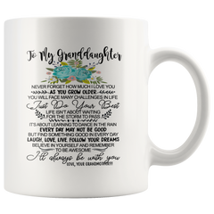 [TL] memory gift - To My Granddaughter - I Love You, As You Grow Older, 11 Oz Ceramic Coffee Cup - Birthday, Graduation Gifts, Best Grandma Gifts For Granddaughter, Gifts For Granddaughter, VT18