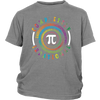 Image of VnSupertramp Pi Spiral Youth Shirt for Kids Math Geek Nerd Boys Girls