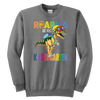 Image of VnSupertramp Roaring Kindergarten Dinosaur Youth Sweatshirt Back to School Gift