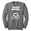 Image of Official VnSupertramp Baby Shark Youth Crewneck Sweatshirt Doo Doo Doo Apparel