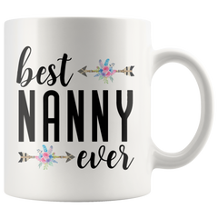 [TL] Coffee Mug Best Nanny Ever Gift For Nanny Cute Nanny Mug Nanny Mug