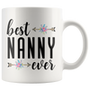 Image of [TL] Coffee Mug Best Nanny Ever Gift For Nanny Cute Nanny Mug Nanny Mug