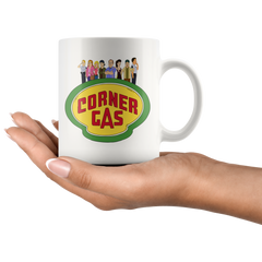 [TL] Funny Corner Gas Character Animation White Coffee Mug 11oz