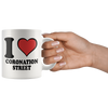 Image of [TL] I Love Coronation Street Coffee Mug Novelty Mug Cup Gift Tea Coffee Ceramic Mug Funny