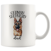 Image of [TL] German Shepherd Mom Mug & German Shepherd Dad Mug, German Shepherd Mug, Dog Mom, Dog Dad, Coffee Mug, Cup, Watercolor, New Dog, Puppy, Gift-d2