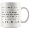 Image of [TL] Encouragement Gift, Support Gift for Cancer Patient, Thinking of You Gift, Affirmation Gift, Thinking of You Cup, Uplifting Gift for Friend