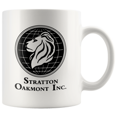 [TL] Stratton Oakmont Inc Coffee Mug Cup (White) 11oz Funny Jordan Belfort The Wolf of Wall Street Office Gift Merchandise Accessories Decal Sticker Pin Po