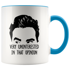 [TL] Very Uninterested In That Opinion Mug, Mugs with Sayings, Schitt’s Creek Mug David, David Mug, David, Mug