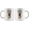 Image of [TL] German Shepherd Mom Mug & German Shepherd Dad Mug, German Shepherd Mug, Dog Mom, Dog Dad, Coffee Mug, Cup, Watercolor, New Dog, Puppy, Gift-d2