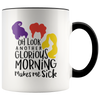 Image of [TL] Hocus Pocus Oh Look Another Glorious Morning Halloween Mug - Sanderson Sisters Halloween Coffee Cup - Hocus Pocus Coffee Cup - Hocus Pocus Mug Halloween Present