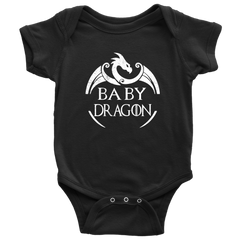 VnSupertramp Baby Dragon Onesie Baby Bodysuit For Boys Girls Dragon Fans Gift Family Matching Tees - D1