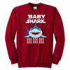 Image of Official VnSupertramp Baby Shark Youth Crewneck Sweatshirt Doo Doo Doo Apparel