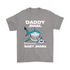 Image of VnSupertramp Daddy Shark and Baby Shark Personalized Name Birthday Shirt - D3