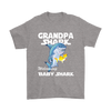 Image of VnSupertramp Grandpa Shark and Baby Shark Personalized Name Birthday Shirt - D3