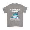 Image of VnSupertramp Grandpa Shark and Baby Shark Personalized Name Birthday Shirt - D2