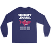 Image of Official VnSupertramp Mommy Shark Gildan Long Sleeve Shirt Doo Doo Doo Apparel