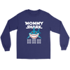 Image of Official VnSupertramp Mommy Shark Gildan Long Sleeve Shirt Doo Doo Doo Apparel