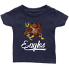 Image of VnSupertramp Eagle Playing Football Infant Shirt For Philadelphia Eagles Fans