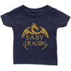 Image of VnSupertramp Baby Dragon Infant T-shirt For Boys Girls Dragon Fans Gift Family Matching Tees - D2