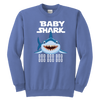 Image of Official VnSupertramp Baby Shark Youth Crewneck Sweatshirt Doo Doo Doo Apparel