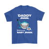 Image of VnSupertramp Daddy Shark and Baby Shark Personalized Name Birthday Shirt - D3