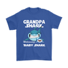 Image of VnSupertramp Grandpa Shark and Baby Shark Personalized Name Birthday Shirt - D2