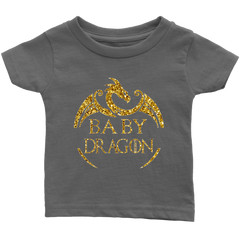 VnSupertramp Baby Dragon Infant T-shirt For Boys Girls Dragon Fans Gift Family Matching Tees - D2