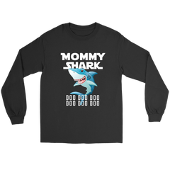 Official VnSupertramp Mommy Shark Gildan Long Sleeve Shirt Doo Doo Doo Apparel