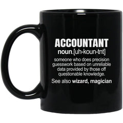 Funny Accountant Coffee Mug - Accountant Noun Definition - Accountant Meaning - Birthday Gifts For Men, Mom, Mother, Father, Dad, Girl - Gag Gift For