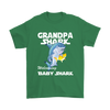 Image of VnSupertramp Grandpa Shark and Baby Shark Personalized Name Birthday Shirt - D3