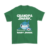 Image of VnSupertramp Grandpa Shark and Baby Shark Personalized Name Birthday Shirt - D2