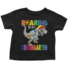 VnSupertramp Roaring Kindergarten Dinosaur T-Rex Toddler Shirt Back to School