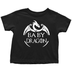 VnSupertramp Baby Dragon Toddler T-shirt For Boys Girls Dragon Fans Gift Family Matching Tee - D1