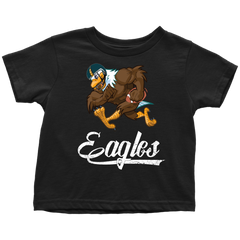 VnSupertramp Eagle Playing Football Toddler Shirt For Philadelphia Eagles Fans