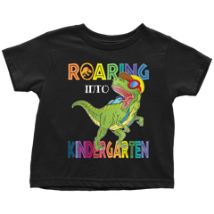 VnSupertramp Roaring Kindergarten Dinosaur T-Rex Toddler Shirt Back to School